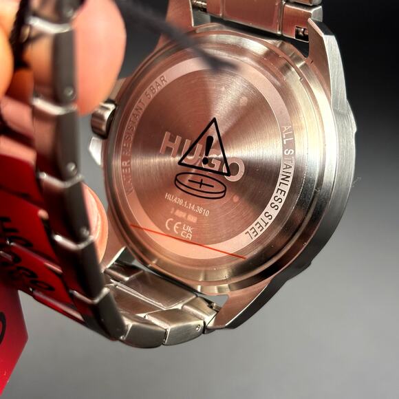 HUGO Mens 1530224 Stainless Steel Blue Dial Street Diver Style Quartz Watch 50m - Picture 11 of 17